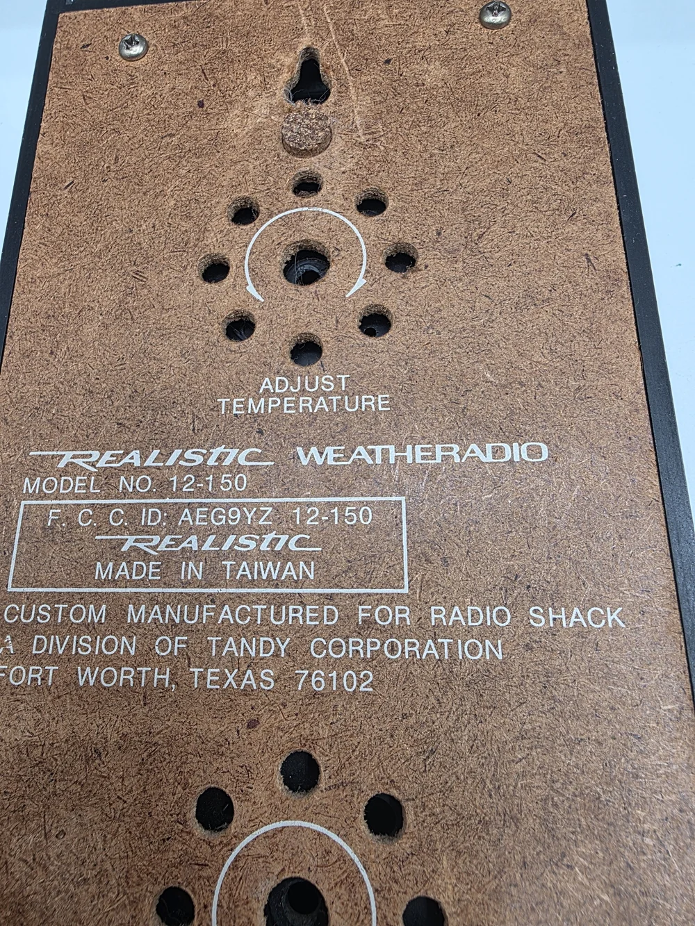 Vintage Rare Realistic Wall Hanging 12-150 Weather Station 3 Channel Radio Gauge